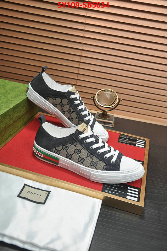 Men Shoes-Gucci what 1:1 replica ID: SB5034 $: 109USD