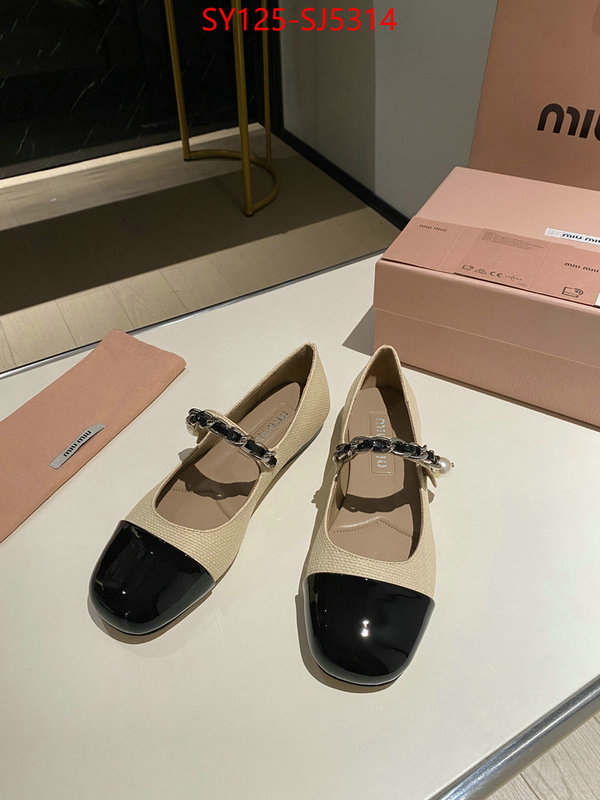 Women Shoes-Miu Miu unsurpassed quality ID: SJ5314 $: 125USD