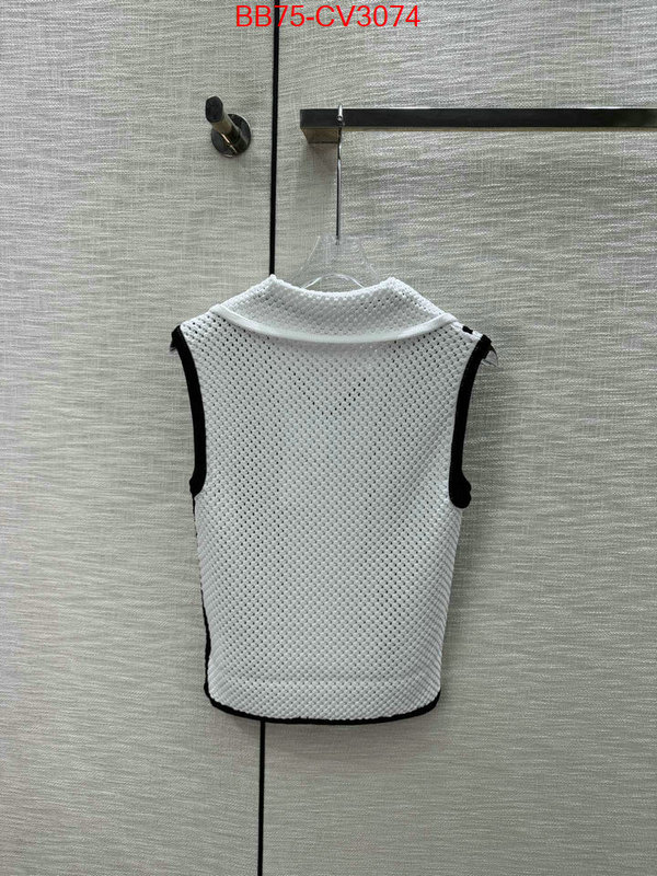 Clothing-Chanel where to buy high quality ID: CV3074 $: 75USD