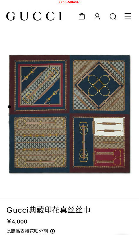 Scarf-Gucci best replica 1:1 ID: MB4846 $: 55USD