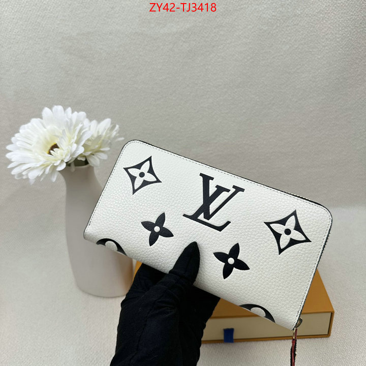 LV Bags(4A)-Wallet where quality designer replica ID: TJ3418 $: 42USD,