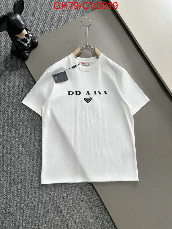 Clothing-Prada best knockoff ID: CV3019 $: 79USD