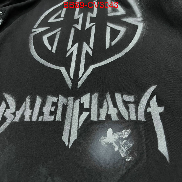 Clothing-Balenciaga replcia cheap ID: CV3043 $: 89USD
