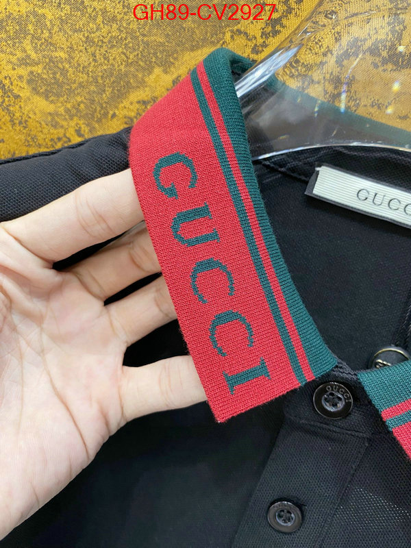 Clothing-Gucci replica designer ID: CV2927 $: 89USD