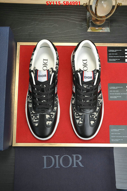 Men shoes-Dior fake designer ID: SB4991 $: 115USD