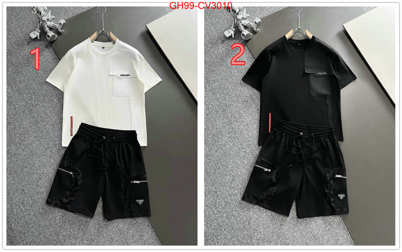 Clothing-Prada mirror quality ID: CV3010 $: 99USD