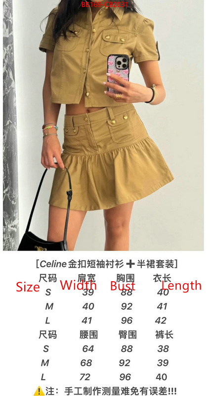 Clothing-Celine wholesale sale ID: CB2031 $: 169USD