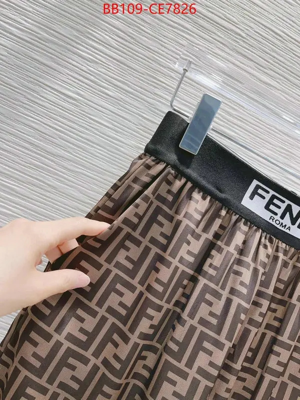 Clothing-Fendi brand designer replica ID: CE7826 $: 109USD