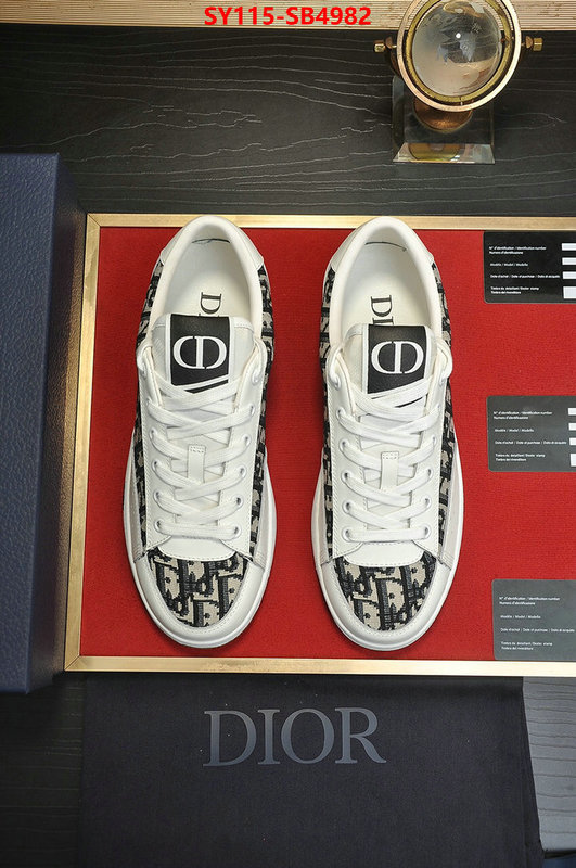 Men shoes-Dior fake aaaaa ID: SB4982 $: 115USD