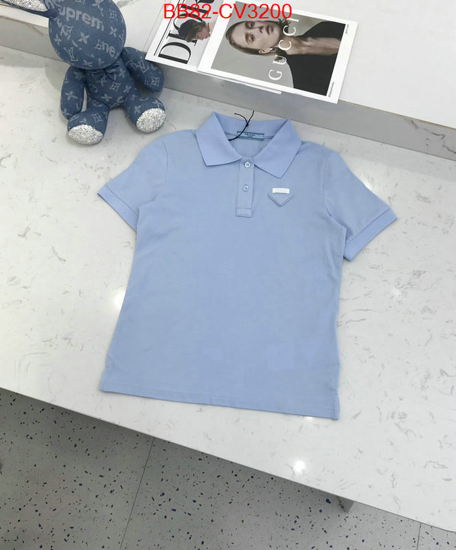 Clothing-Prada aaaaa class replica ID: CV3200 $: 82USD