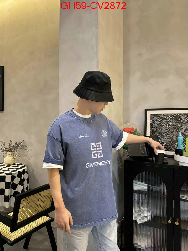 Clothing-Givenchy luxury cheap ID: CV2872 $: 59USD