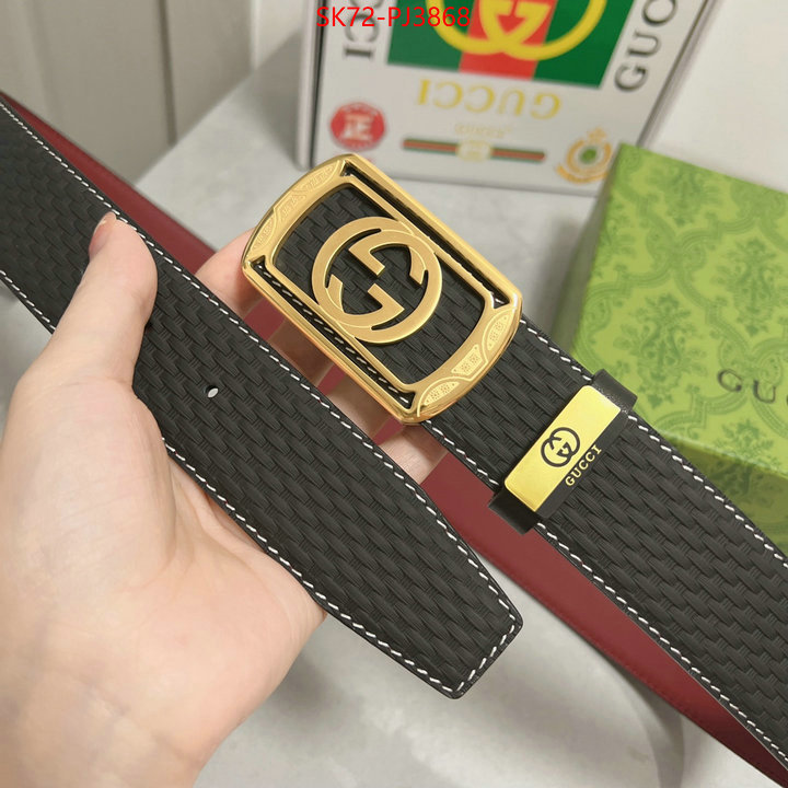 Belts-Gucci replica 1:1 high quality ID: PJ3868 $: 72USD