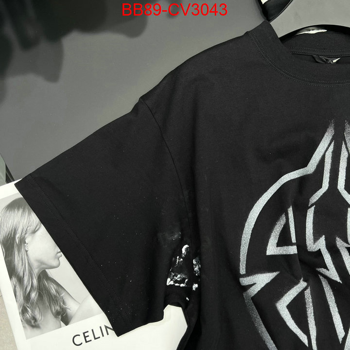 Clothing-Balenciaga replcia cheap ID: CV3043 $: 89USD