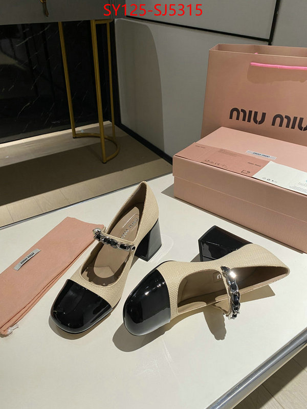 Women Shoes-Miu Miu luxury fake ID: SJ5315 $: 125USD