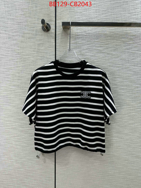 Clothing-Celine best knockoff ID: CB2043 $: 129USD