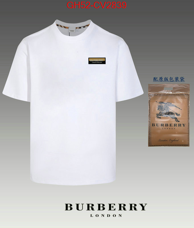 Clothing-Burberry shop cheap high quality 1:1 replica ID: CV2839 $: 52USD