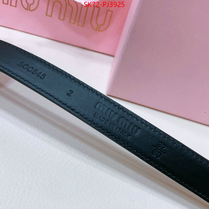 Belts-MIU MIU cheap wholesale ID: PJ3925 $: 72USD