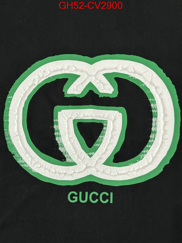 Clothing-Gucci designer replica ID: CV2900 $: 52USD