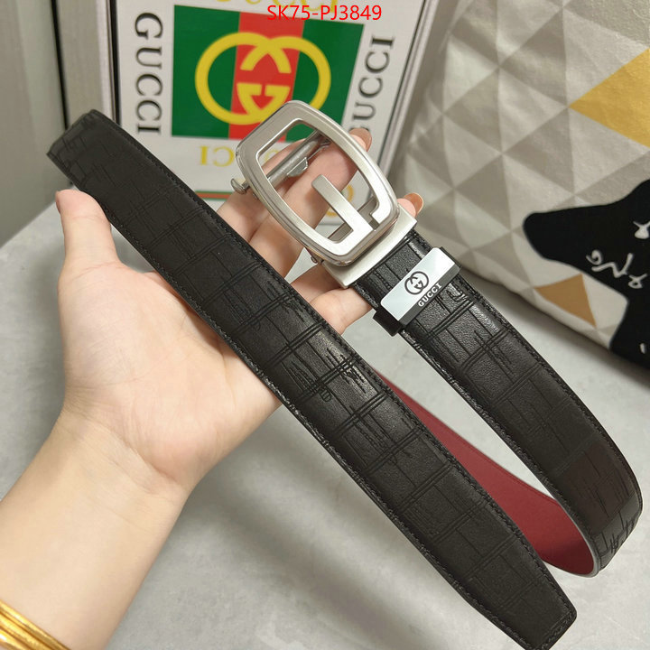 Belts-Gucci buy best high-quality ID: PJ3849 $: 75USD