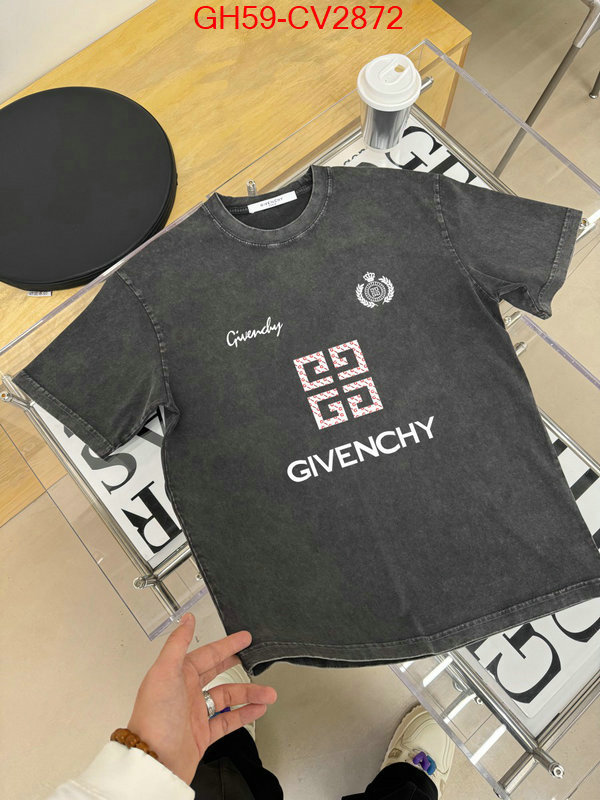 Clothing-Givenchy luxury cheap ID: CV2872 $: 59USD