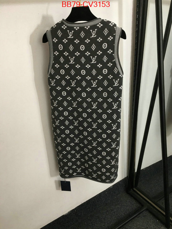Clothing-LV designer 1:1 replica ID: CV3153 $: 79USD
