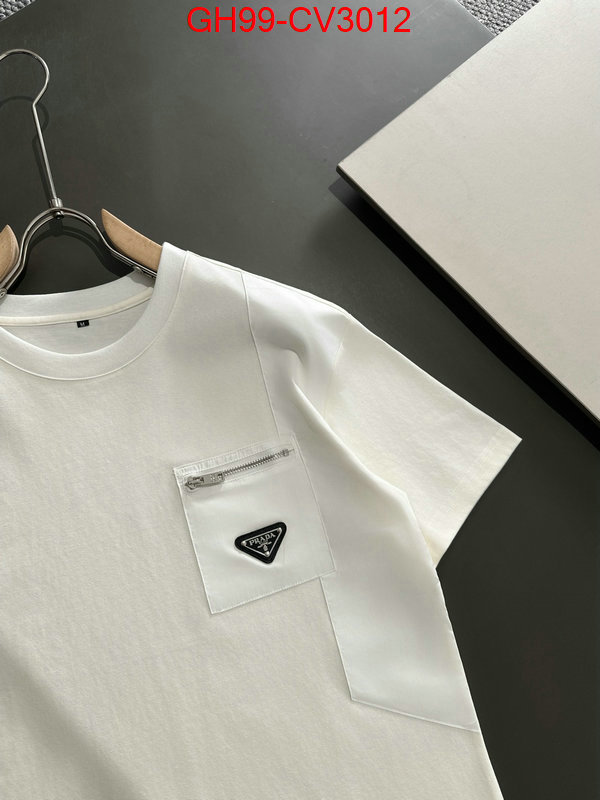 Clothing-Prada designer wholesale replica ID: CV3012 $: 99USD