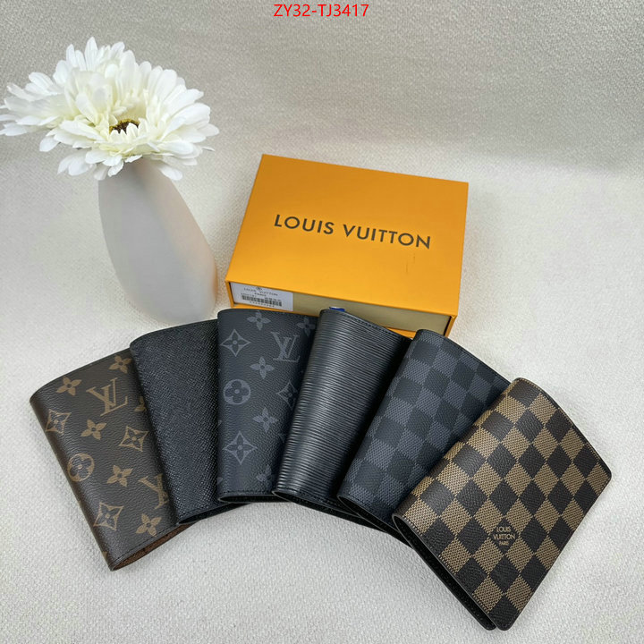 LV Bags(4A)-Wallet replicas buy special ID: TJ3417 $: 32USD,