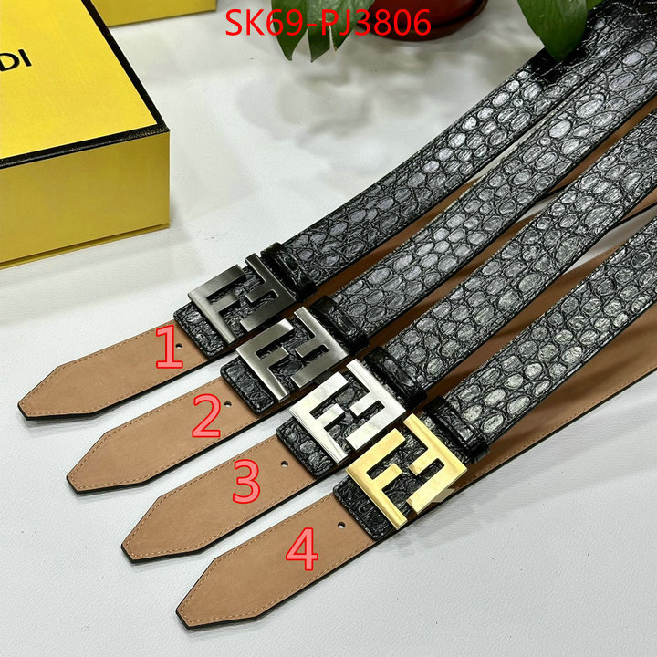 Belts-Fendi best quality designer ID: PJ3806 $: 69USD