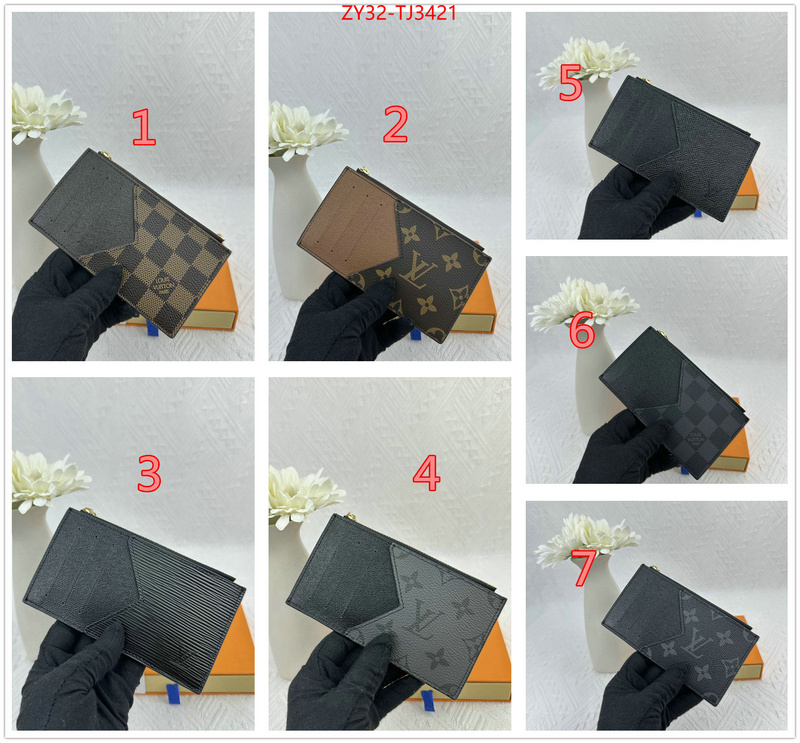 LV Bags(4A)-Wallet replica sale online ID: TJ3421 $: 32USD,