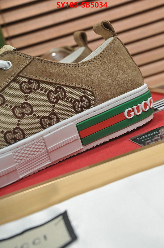 Men Shoes-Gucci what 1:1 replica ID: SB5034 $: 109USD