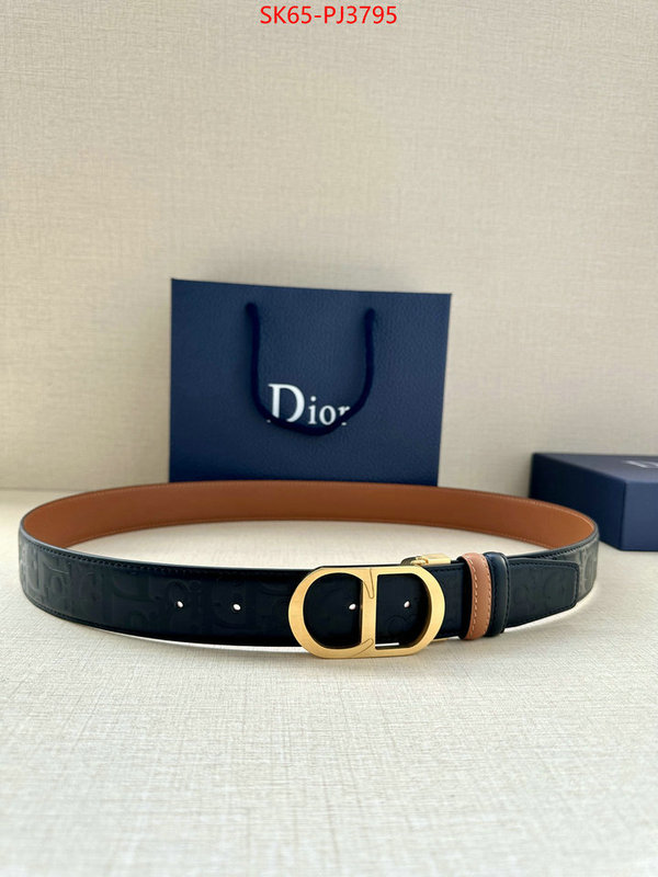 Belts-Dior top fake designer ID: PJ3795 $: 65USD