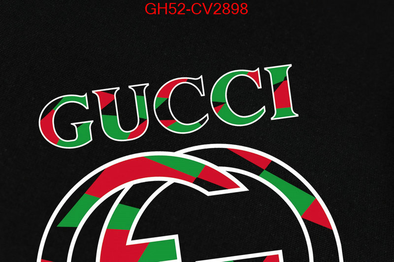 Clothing-Gucci best quality designer ID: CV2898 $: 52USD
