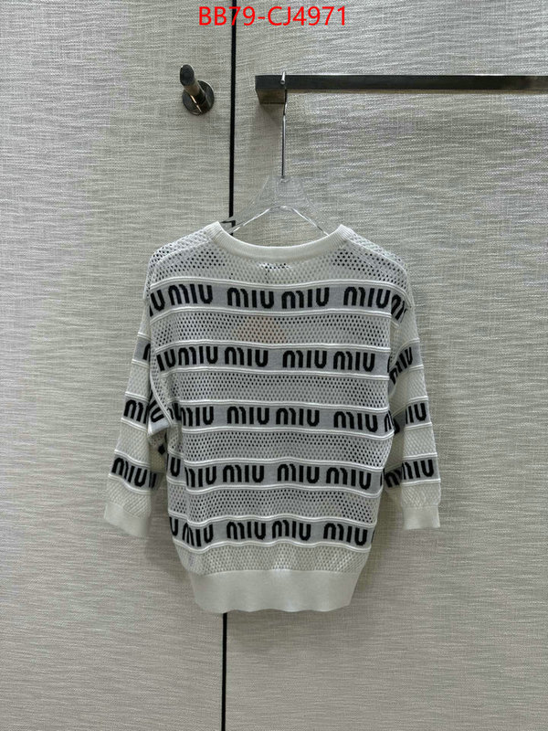 Clothing-MIU MIU top fake designer ID: CJ4971 $: 79USD