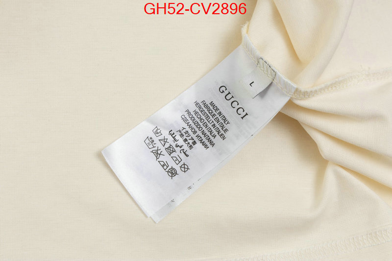 Clothing-Gucci where quality designer replica ID: CV2896 $: 52USD
