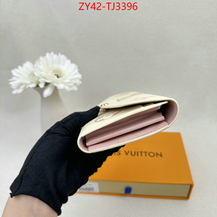 LV Bags(4A)-Wallet luxury 7 star replica ID: TJ3396 $: 42USD,