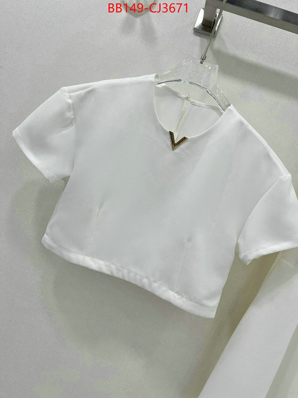 Clothing-Valentino shop the best high authentic quality replica ID: CJ3671 $: 149USD