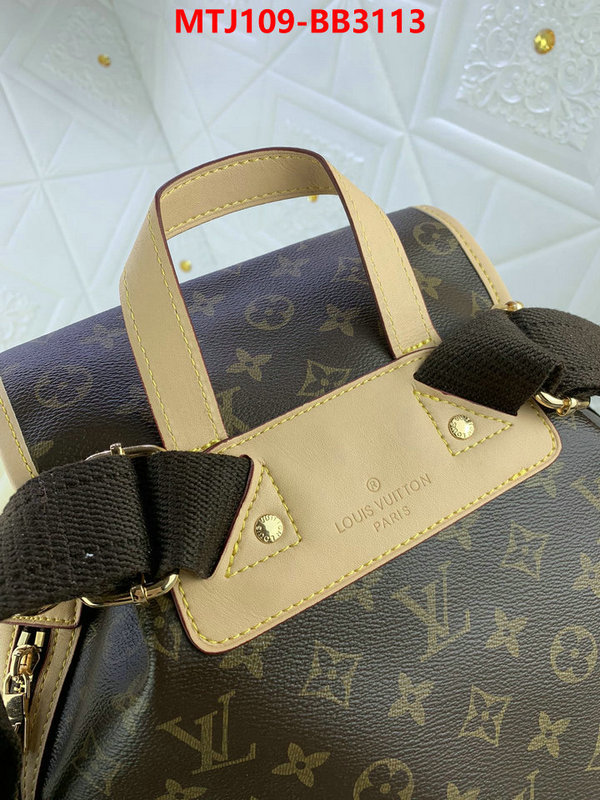 LV Bags(4A)-Backpack- how to buy replica shop ID: BB3113 $: 109USD,
