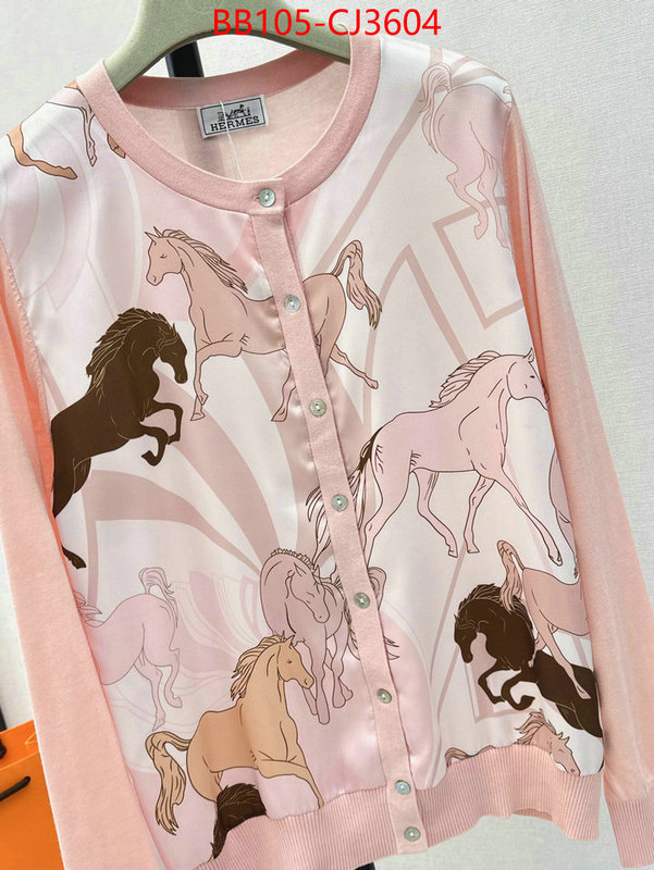 Clothing-Hermes replica 2024 perfect luxury ID: CJ3604 $: 105USD