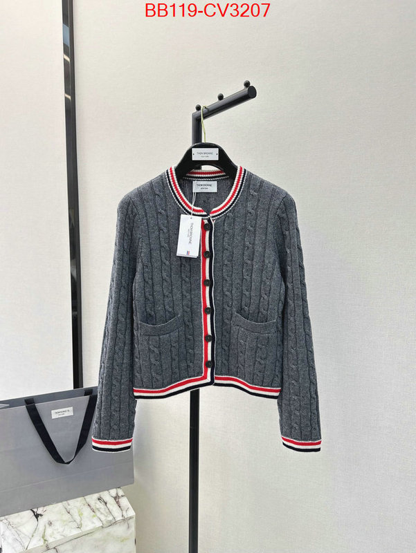 Clothing-Thom Browne buy best high-quality ID: CV3207 $: 119USD