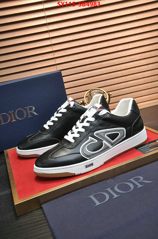 Men shoes-Dior perfect quality designer replica ID: SB4983 $: 115USD