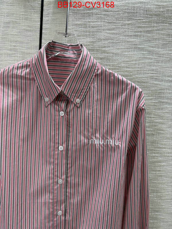 Clothing-MIU MIU replica 1:1 high quality ID: CV3168 $: 129USD