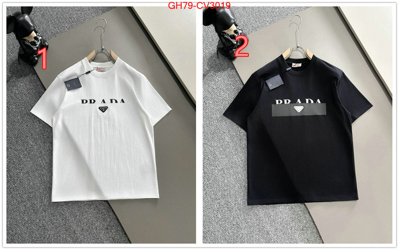 Clothing-Prada best knockoff ID: CV3019 $: 79USD