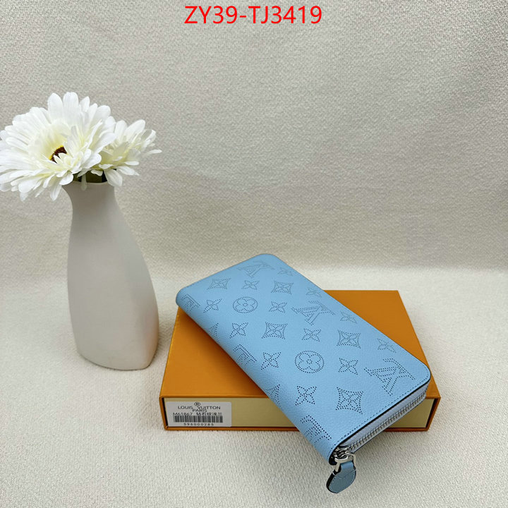 LV Bags(4A)-Wallet luxury fashion replica designers ID: TJ3419 $: 39USD,