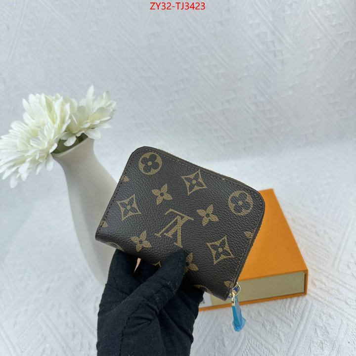 LV Bags(4A)-Wallet shop cheap high quality 1:1 replica ID: TJ3423 $: 32USD,