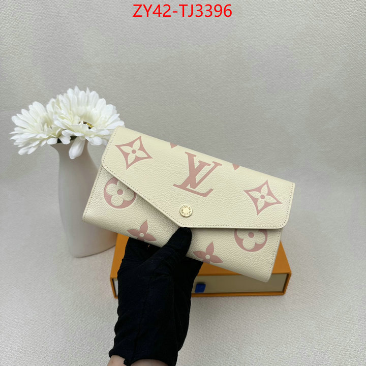 LV Bags(4A)-Wallet luxury 7 star replica ID: TJ3396 $: 42USD,