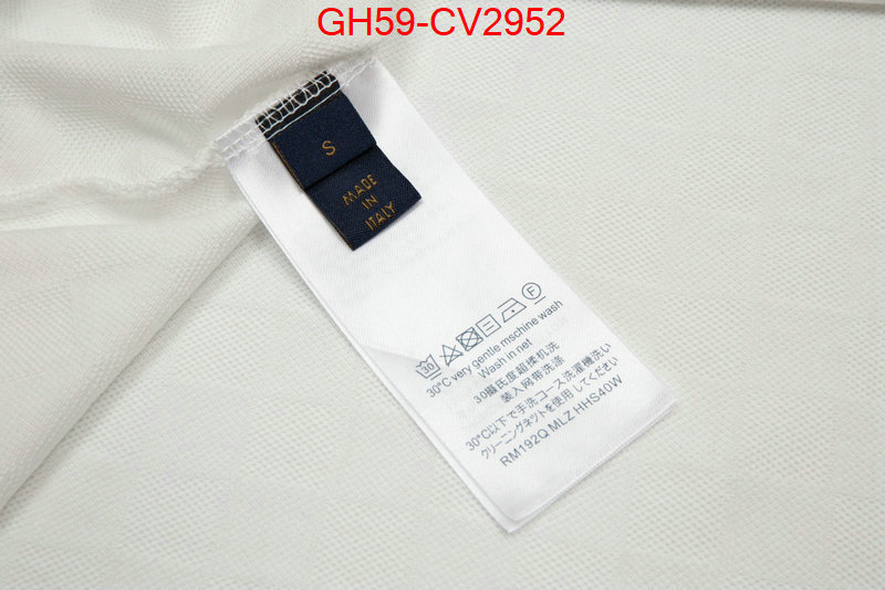 Clothing-LV top brands like ID: CV2952 $: 59USD