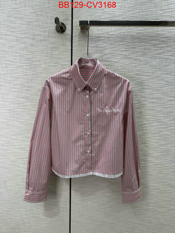 Clothing-MIU MIU replica 1:1 high quality ID: CV3168 $: 129USD