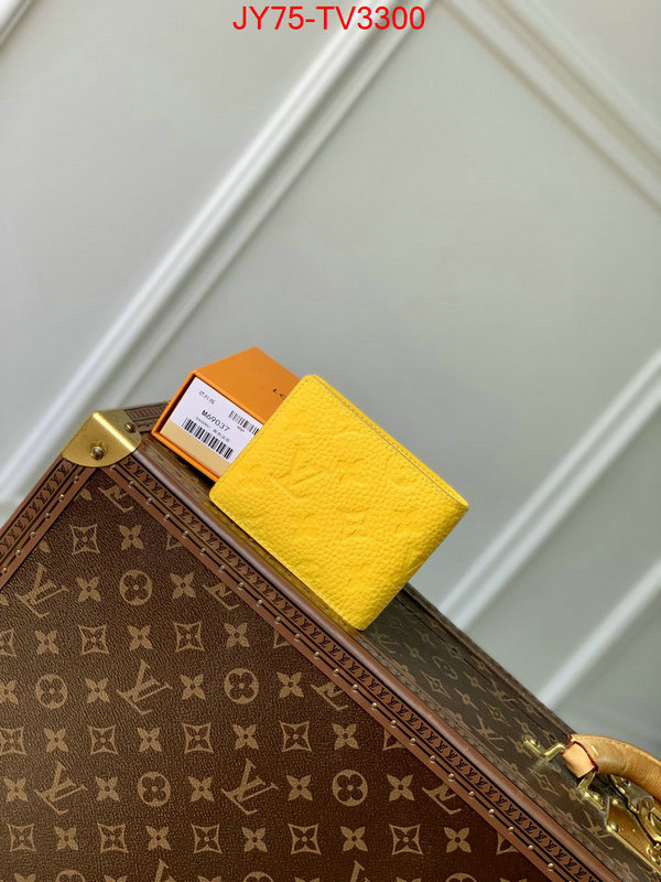 LV Bags(TOP)-Wallet buy cheap ID: TV3300 $: 75USD,