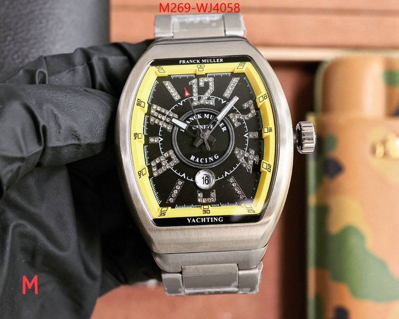 Watch(TOP)-Franck Muller high quality aaaaa replica ID: WJ4058 $: 269USD
