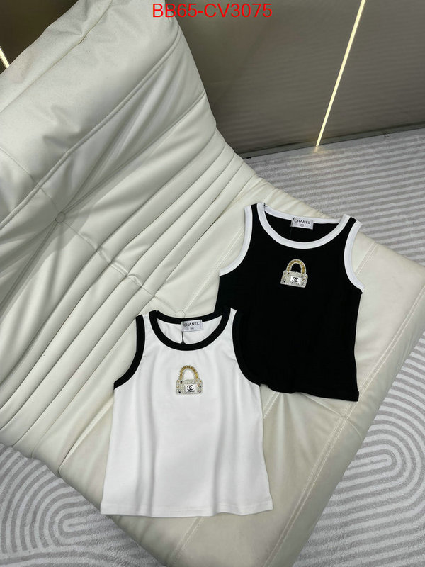 Clothing-Chanel outlet 1:1 replica ID: CV3075 $: 65USD